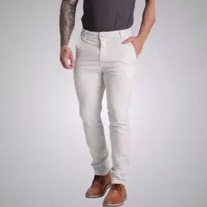 Calça Preta De Sarja Bolso Faca/embutido